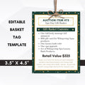 editable fundraiser tickets